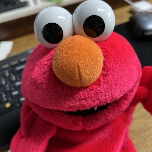 Fisher-Price Other - Sesame Street Elmo Hand Puppet Plush 9" 2004 Fisher Price Stuffed Animal Toy